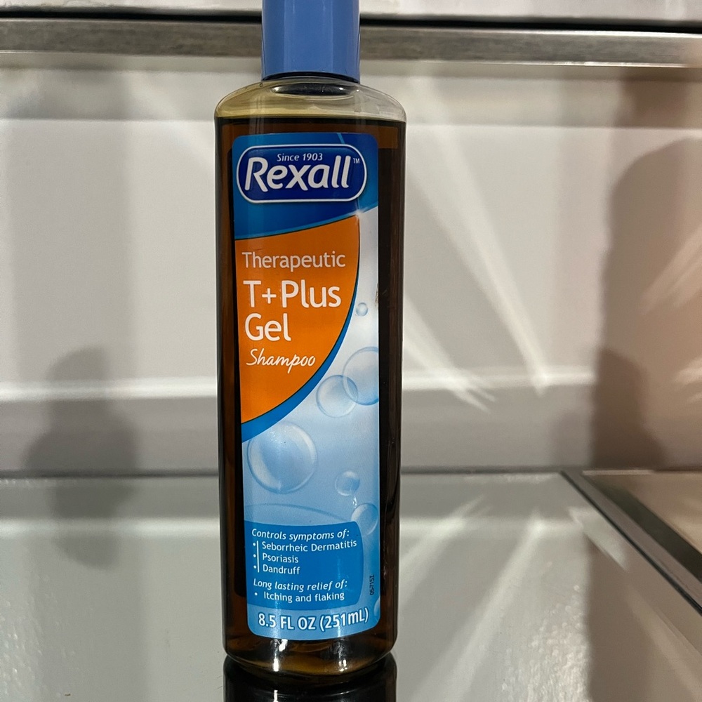 Rexall therapeutic t + plus gel shampoo